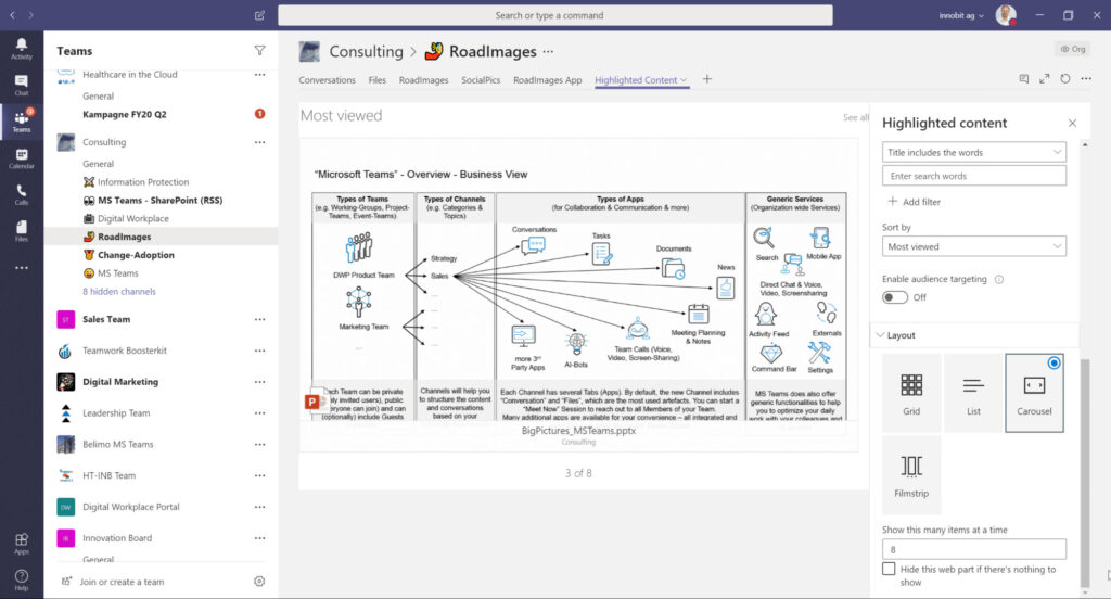 Content-SPFx-App-Configuration-in-Microsoft-Teams - innobit ag