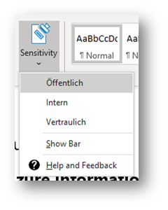 Microsoft Azure Information Protection Sensitivity