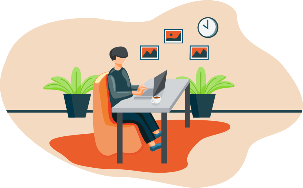 Illustration LMS HomeOffice - innobit ag